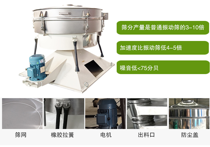 搖擺篩沙機(jī)優(yōu)點展示